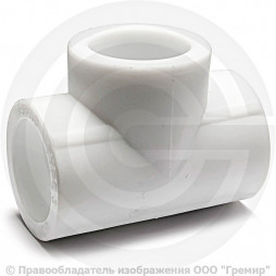 Тройник PP-R белый Дн 32 Pro Aqua