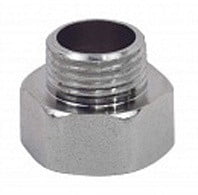 Переход латунный (переходник) НР-ВР (НАР-ВН) Ду 20-40 (3/4"-1 1/2") никель SantechSystems