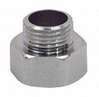 Переход латунный (переходник) НР-ВР (НАР-ВН) Ду 20-40 (3/4"-1 1/2") никель SantechSystems