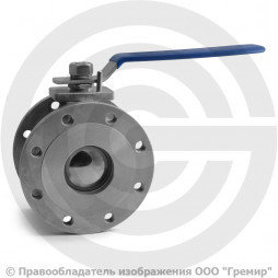 Кран нержавеющий AISI 304 (CF8) межфланцевый под привод Ду-80 (3") Ру-16 NK-BIFp80/4