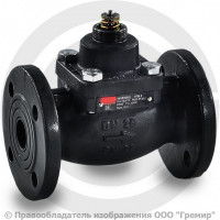 Клапан регулирующий чугунный фланцевый Ду-65 Ру-16 Kvs=55 м3/ч VFM-2R Ридан