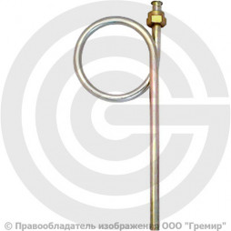 Отборное устройство для манометра прямое, сварка-штуцер, Py-25 Т 200 С°