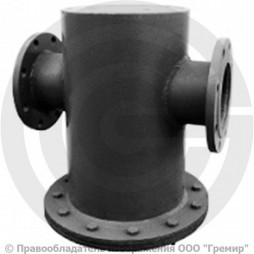 Грязевик абонентский вертикальный стальной фланцевый Ду-80 Ру-16 КАЗ