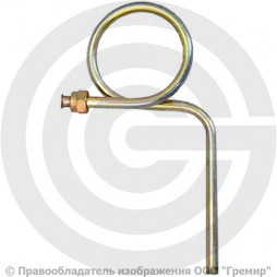 Отборное устройство для манометра угловое, муфта-штуцер, Py-25 Т 200 С°