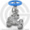Клапан запорный нержавеющий фланцевый Ду-20 Ру-40 (Т<250°С) 15нж22нж Китай