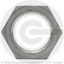 Контргайка нержавеющая AISI 316 6-ти гранная ВР-ВP Ду-32 (1 1/4")