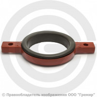 Кольцо опорное чугунное SML Ду-70 с гальванизированной резиной Китай