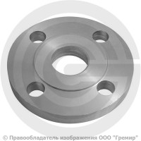 Фланец плоский стальной 1-32-10 ГОСТ 12820-80, Ру-10, Ду-32