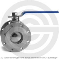 Кран нержавеющий AISI 304 (CF8) межфланцевый под привод Ду-150 (6") Ру-16 NK-BIFp150/4