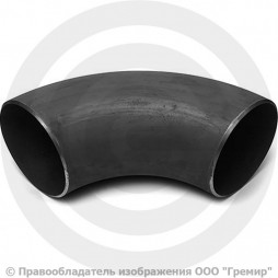 Отвод П90 426х12 (Ду-400) стальной (Ст.20) 90 градусов ГОСТ 30753