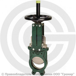 Задвижка шиберная односторонняя с выдвижным штоком Ду-400 Ру-7 (Т<80°С) VG4400 Tecofi