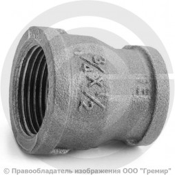 Муфта переходная чугунная ВР (ВН) Ду 20-15 (3/4"-1/2")