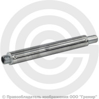 Компенсатор сильфонный осевой однослойный с кожухом из алюминия и внутренним экраном Ду-25 Ру-16 L=285мм под приварку патрубки оц. сталь DEK Hortum