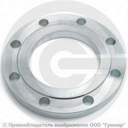 Фланец плоский оцинкованный 1-250-10 ГОСТ 12820-80, Ру-10, Ду-250