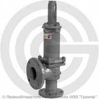 Клапан предохранительный пружинный стальной фланцевый Ду-150 Рср=0.5бар Рн=0.5...1.5бар (Т<450°С) без ручного подрыва 17с7нж Арма-Пром