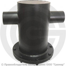 Грязевик абонентский вертикальный стальной под приварку Ду-65 Ру-16 КАЗ