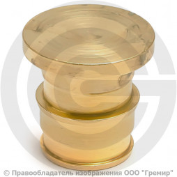 Заглушка аксиальная латунная для PE-X труб Дн 20 РОС