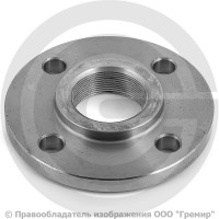 Фланец резьбовой стальной Ду-65 (2 1/2") Ру-10/16 DIN 2566