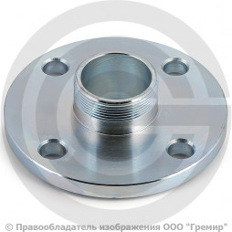 Фланец с резьбовым хвостовиком оцинкованный Ду-25 Ру-16 ГОСТ 12815-80