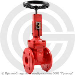 Задвижка чугунная фланцевая Ду-100 Ру-16 (Т<120°С) KR14 АДЛ Гранар