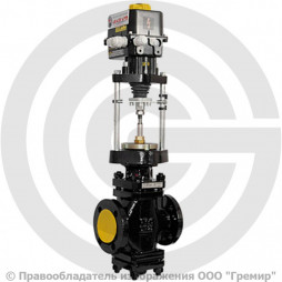 Клапан регулирующий чугунный фланцевый Ду-40 Ру-16 Kvs=40м3/ч 25ч940нж