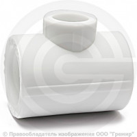 Тройник PP-R переходной белый Дн 32-20-32 PRO VALFEX
