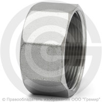 Заглушка нержавеющая AISI 304 6-ти гранная ВР (ВН) Ду-40 (1 1/2")