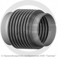 Компенсатор сильфонный осевой многослойный с кожухом и внутренним экраном Ду-200 Ру-16 L=560мм под приварку патрубки сталь КСО Hortum