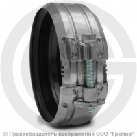 Хомут стальной оцинкованный SML Ду-125 Rapid Китай