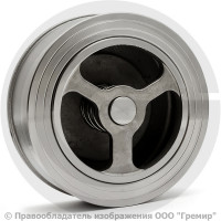 Клапан обратный осевой нержавеющий AISI 304 межфланцевый Ду-80 (3") Ру-40 (Т<250°С) NK-CSP80/4