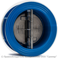 Клапан обратный двухстворчатый чугунный межфланцевый Ду-250 Ру-16 (Т<110°С) ств нерж CB3449 Tecofi