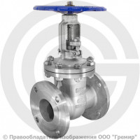 Задвижка нержавеющая фланцевая Ду-80 (3") Ру-16 NK-ZK80/4