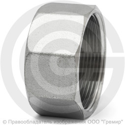 Заглушка нержавеющая AISI 304 6-ти гранная ВР (ВН) Ду-50 (2")