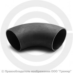 Отвод П90 108х3,5 (Ду-100) стальной (Ст.20) 90 градусов ГОСТ 17375