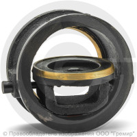 Клапан обратный поворотный чугунный межфланцевый Ду-150 Ру-16 (Т<225°С) 19ч21бр Мегастрой