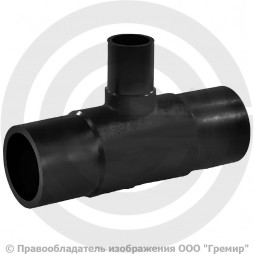 Тройник ПЭ100 спигот переходной Дн 110-63 Ру-16 SDR11