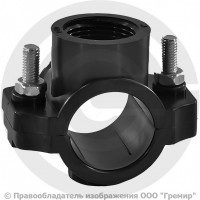 Седелка ПЭ ВР Дн 63-1" Ру-16 с резьбовым выходом RTP (РосТурПласт)