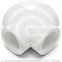 Крестовина PP-R белая внутренняя пайка Дн 32 VALFEX