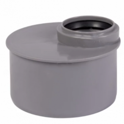 Переход PP-H эксцентрический короткий серый Дн 110-50 б/нап в/к Ostendorf HT HTR