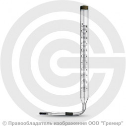 Термометр технический жидкостный ТТЖ-М угловой от 0 до +150°C, ножка 104 мм