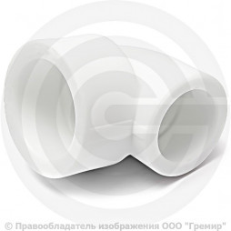 Угольник PP-R переходной белый внутренняя пайка Дн 25-20 90гр RTP (РосТурПласт)