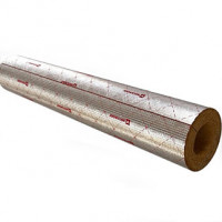 Цилиндр навивной минеральная вата 80/89 L=1м кашированный фольгой ROCKWOOL 100